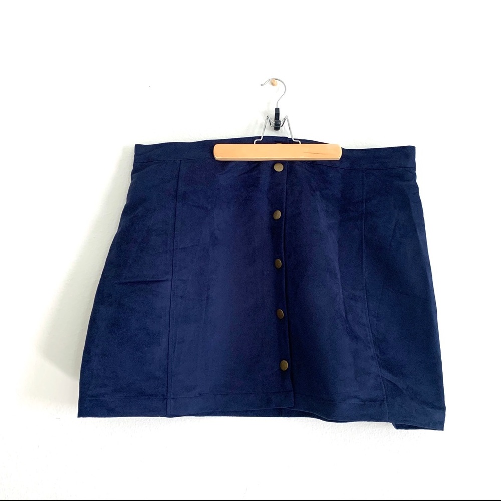 Old Navy Faux Suede A- Line Mini Skirt